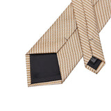 Cravate Beige en soie pour hommes 3pcs – | lasanderss.store