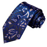 Cravate Bleu en soie pour hommes 3pcs – | lasanderss.store