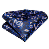Cravate Bleu en soie pour hommes 3pcs – | lasanderss.store