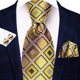 Cravate en soie jaune – Accessoires | lasanderss.store