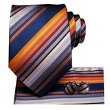 Cravate en soie rayée pour homme – | lasanderss.store
