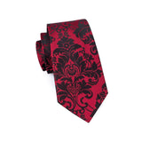 Cravate en soie Rouge pour hommes 3pcs – | lasanderss.store
