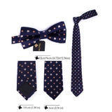 cravate fine avec nœud papillon mouchoir carré – | lasanderss.store