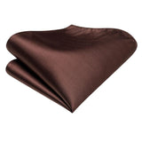 Cravate Marron en soie pour hommes 3pcs – | lasanderss.store