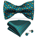 Cravate nœud papillon ajustable et pochette 1 paire de boutons de manchette – | lasanderss.store