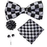 Cravate nœud papillon en soie pour mariage 4 Pcs – | lasanderss.store