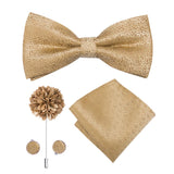 Cravate nœud papillon en soie pour mariage 4 Pcs – | lasanderss.store