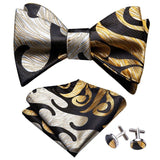 Cravate nœud papillon et pochette en soie pour hommes – | lasanderss.store