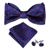 Cravate nœud papillon et pochette en soie pour hommes – | lasanderss.store