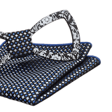 cravate nœuds papillon en bois avec pochette – | lasanderss.store