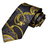 Cravate Noir en soie 3 pcs pour homme – | lasanderss.store