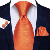 Cravate Orange en soie – | lasanderss.store
