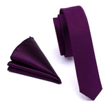Cravate Slim 4cm avec mouchoir – | lasanderss.store