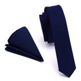 Cravate Slim 4cm avec mouchoir – | lasanderss.store