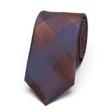 Cravates Slim classiques marron pour homme – | lasanderss.store