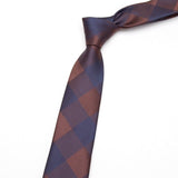 Cravates Slim classiques marron pour homme – | lasanderss.store