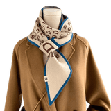 Écharpe mode lettre tricotée – écharpe tricoté | lasanderss.store