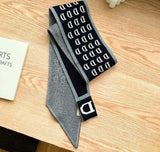 Écharpe mode lettre tricotée – écharpe tricoté | lasanderss.store