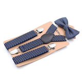 Ensemble Bretelles Nœud Papillon Pois - Réglable Élégant Mariage – Accessoires | lasanderss.store