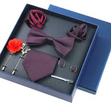 Ensemble cravate de mariage 8 pièces – | lasanderss.store