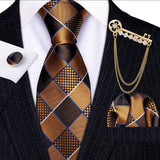 Ensemble cravate en soie pour homme – | lasanderss.store