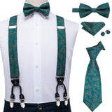 Ensemble cravate nœud papillon pochette et bretelle en soie – | lasanderss.store