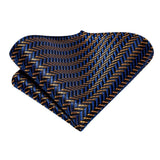 Ensemble Cravate Pochette Boutons Rayés Pour Hommes – | lasanderss.store