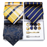 Ensemble Cravate Soie Boutons Manchette Pince - Accessoire Homme Élégant – | lasanderss.store