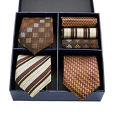 Ensemble cravates poches carrées pour hommes – | lasanderss.store