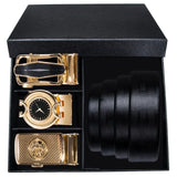 Ensemble de Ceinture cuir à boucle automatique – Ceinture cuir | lasanderss.store
