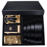 Ensemble de Ceinture cuir à boucle automatique – Ceinture cuir | lasanderss.store