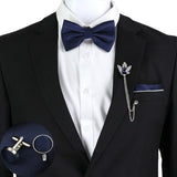 Ensemble de nœuds papillon broche en soie – | lasanderss.store