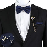 Ensemble de nœuds papillon broche en soie – | lasanderss.store
