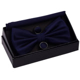 Ensemble de nœuds papillon Double pli, boutons de manchette et pochette – | lasanderss.store