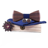 Ensemble Nœud Papillon en Bois Complet - Coffret Élégant Homme – | lasanderss.store