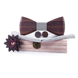 Ensemble Nœud Papillon en Bois Complet - Coffret Élégant Homme – | lasanderss.store
