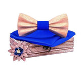 Ensemble Nœud papillon en bois et mouchoir de poche – | lasanderss.store