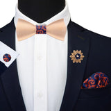 Ensemble Nœud Papillon et Broches 3D en Bois - Coffret Complet Élégant Homme – | lasanderss.store