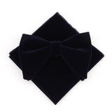 Gros nœud papillon Velours et pochette pour hommes – | lasanderss.store
