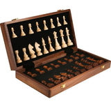 Jeu d'échecs pliant en bois massif jeu de société échiquier – Jeu d'échecs | lasanderss.store