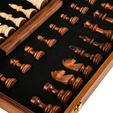 Jeu d'échecs pliant en bois massif jeu de société échiquier – Jeu d'échecs | lasanderss.store