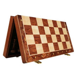 Jeu d'échecs pliant en bois massif jeu de société échiquier – Jeu d'échecs | lasanderss.store