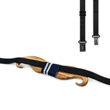 lasanderss Boutique nœud papillon en bois 3D mouchoir, broche