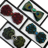 lasanderss Boutique Nœud papillon en plumes pour des grande occasion de fête