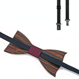 lasanderss Noeud papillon Noeud papillon mouchoir boutons de manchette