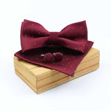 lasanderss.store 29 Nœud Papillon pochette et Bouton de Manchette