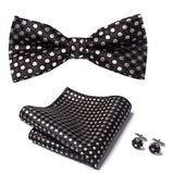 lasanderss.store Beige Pochette Nœud Papillon en soie