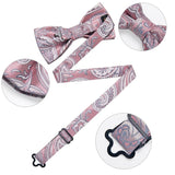 lasanderss.store Belle ensemble nœud papillon broche pochette bouton pour homme