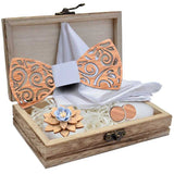 lasanderss.store Blanc Coffret nœud papillon 4 Pcs