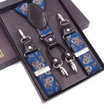 lasanderss.store Bleu Bretelles à crochet pour hommes